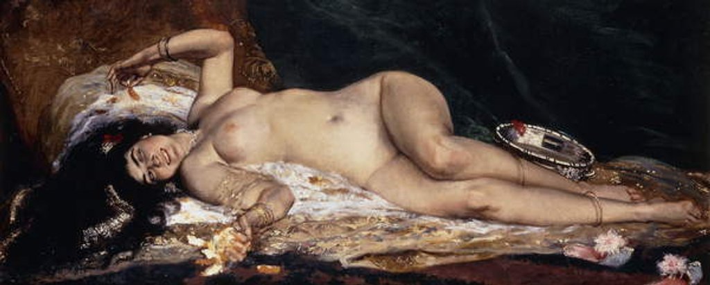 Detail of An Odalisque by Ferdinand Roybet