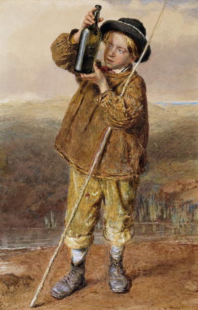 Detail of The Young Angler by William Henry Hunt