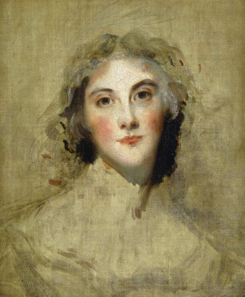 Detail of Head of a Lady by Thomas Lawrence