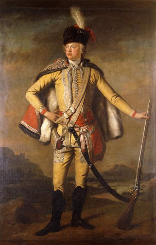 Detail of Portrait of John Lindsay, 20th Earl of Crawford and Lindsay by Scottish School
