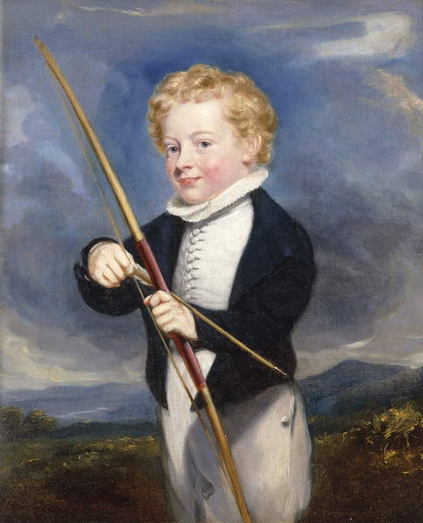 Detail of The Young Archer by James Ramsay