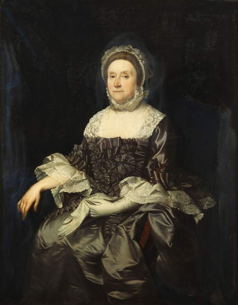 Detail of Portrait of Deborah Worsley of Platt by English School