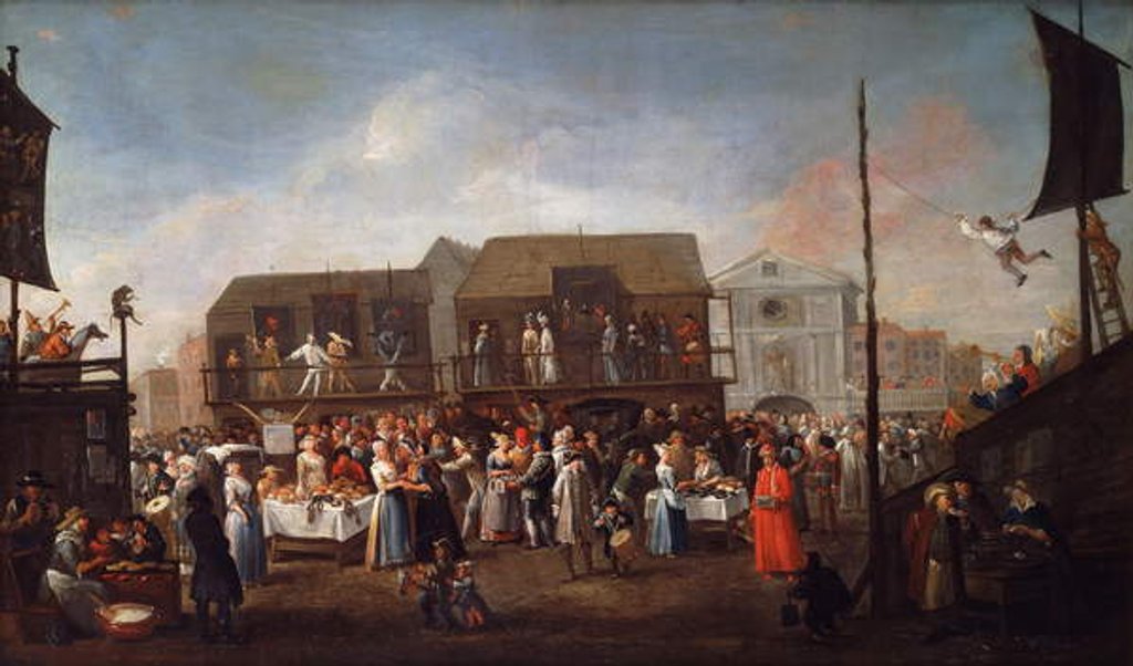 Detail of Bartholomew Fair by Egbert van Heemskerck
