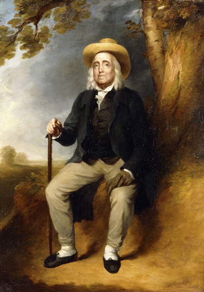 Detail of Portrait of Jeremy Bentham by George Frederic Watts