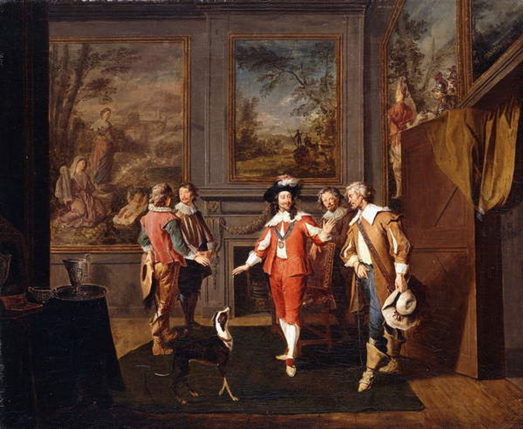Detail of The King's Escape from Hampton Court in November 1647 by Pierre Angelis or Angillis