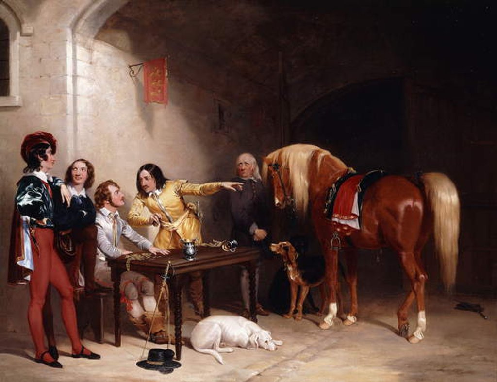 Detail of The Stake, 1837 by W. and Barraud H. Barraud