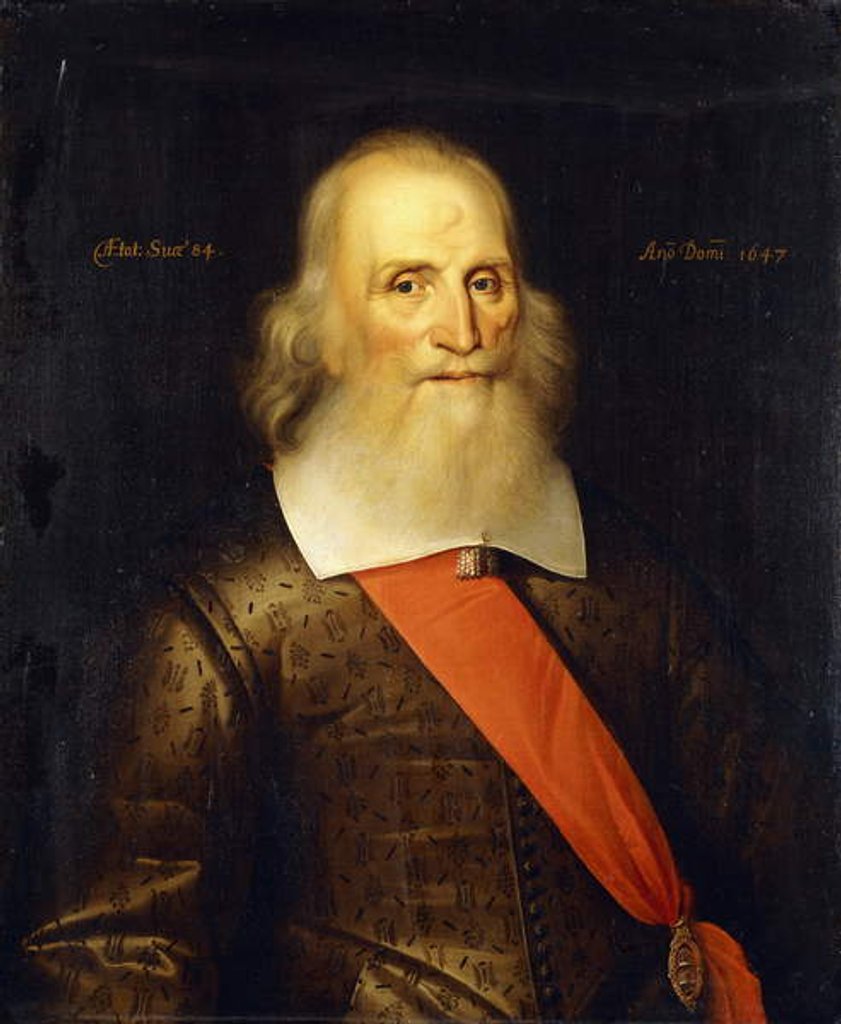 Detail of Portrait of Sir Oliver Cromwell by English School