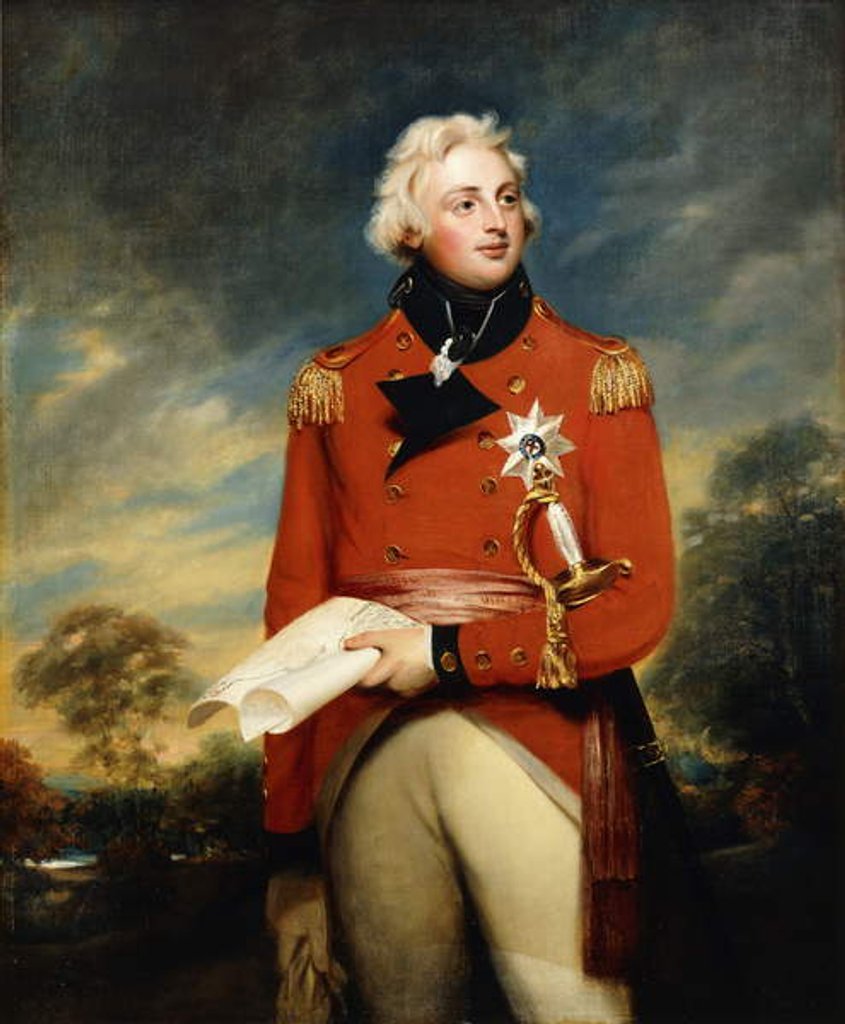Detail of Portrait of William Frederick, 2nd Duke of Gloucester by William Beechey