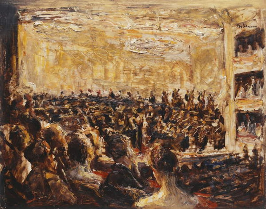Detail of Concert in the Opera; Konzert in der Oper, 1923 by Max Liebermann