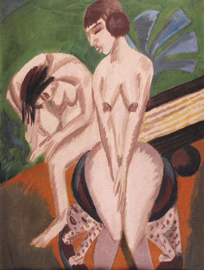 Detail of Two Nudes in the Room; Zwei Akte im Raum, 1914 by Ernst Ludwig Kirchner