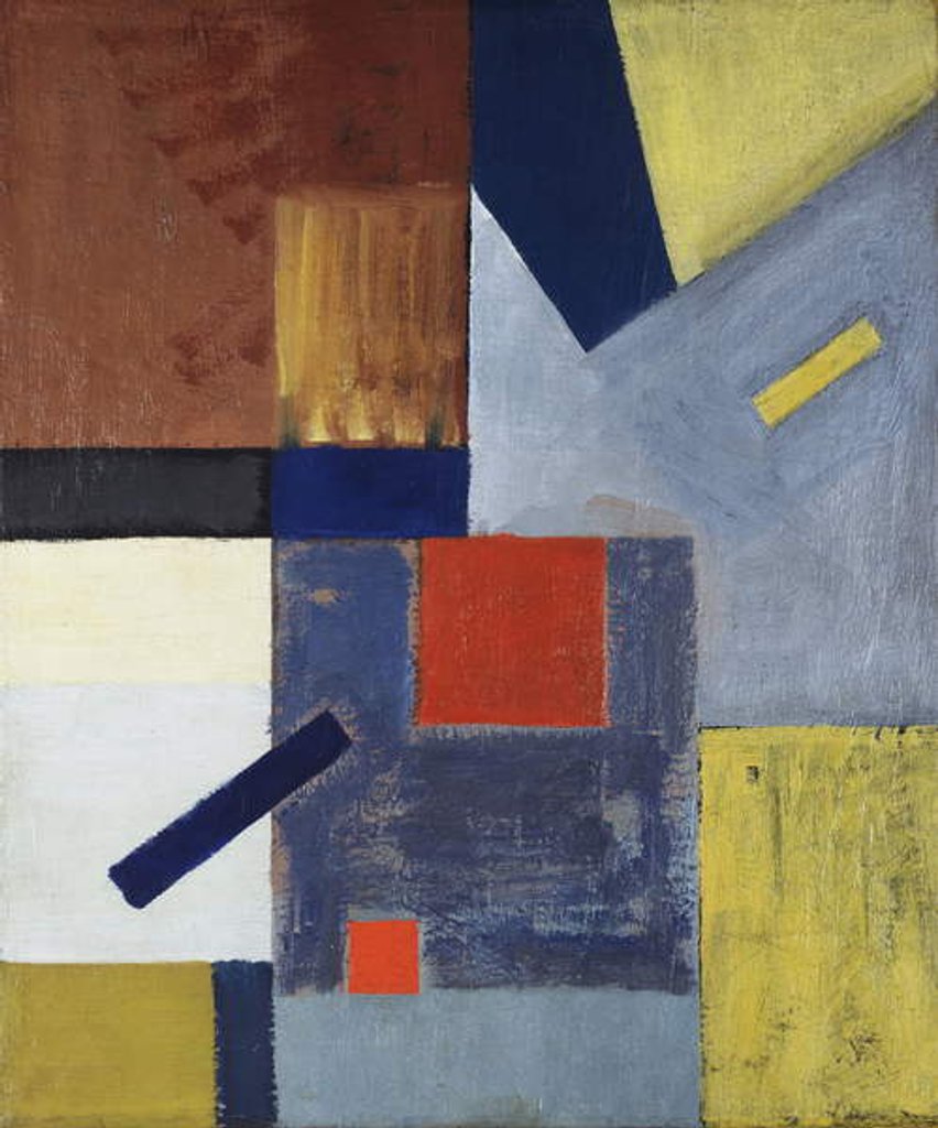 Detail of Abstract Composition; Abstrakte Komposition, 1923-1924 by Kurt Schwitters