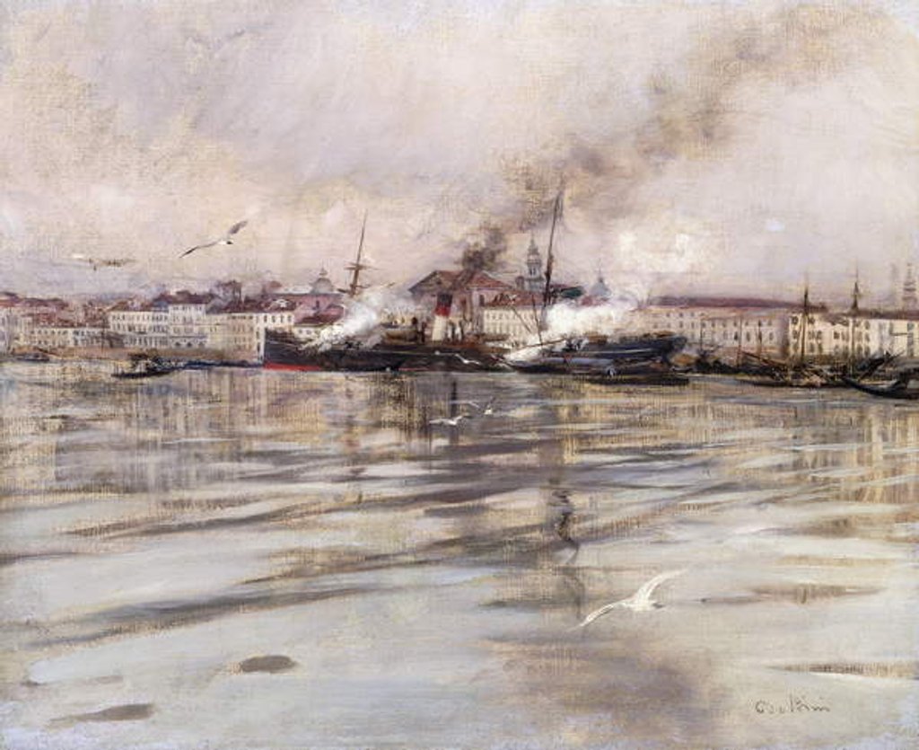 Detail of View of Venice; Vue de Venise, c.1895 by Giovanni Boldini