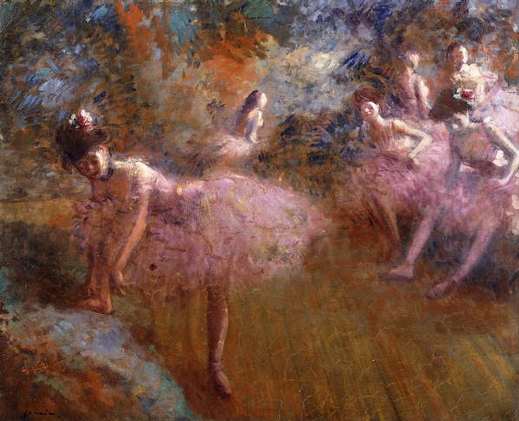 Detail of Dancers in Pink; Danseuses en Rose, c.1905 by Jean Louis Forain