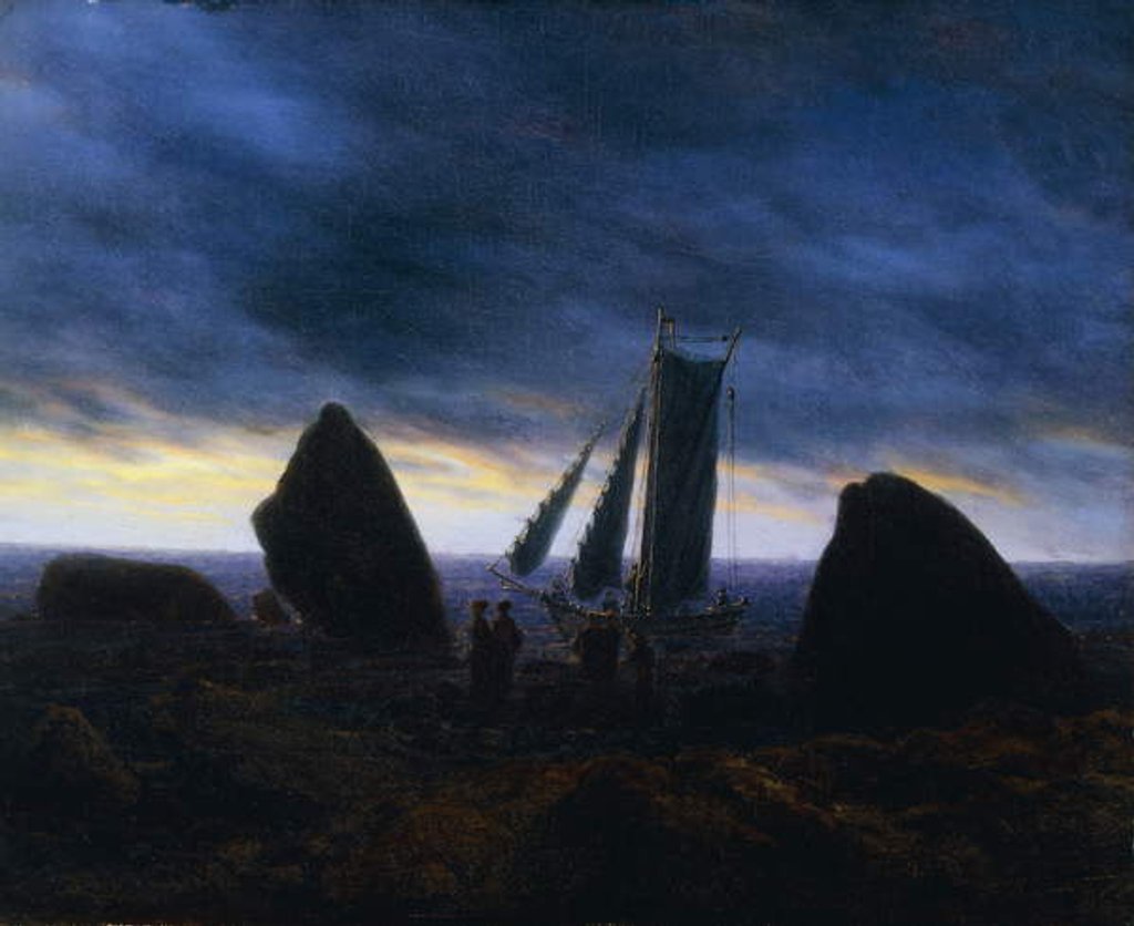Detail of Fishing Boat by the Baltic Sea, ca. 1830-35 by Caspar David Friedrich