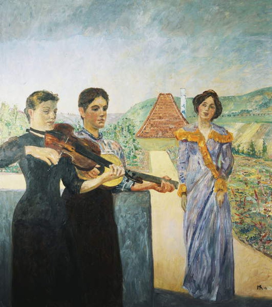 Detail of Three Women in the Vineyard; Drei Frauen im Weinberg, 1912 by Max Klinger