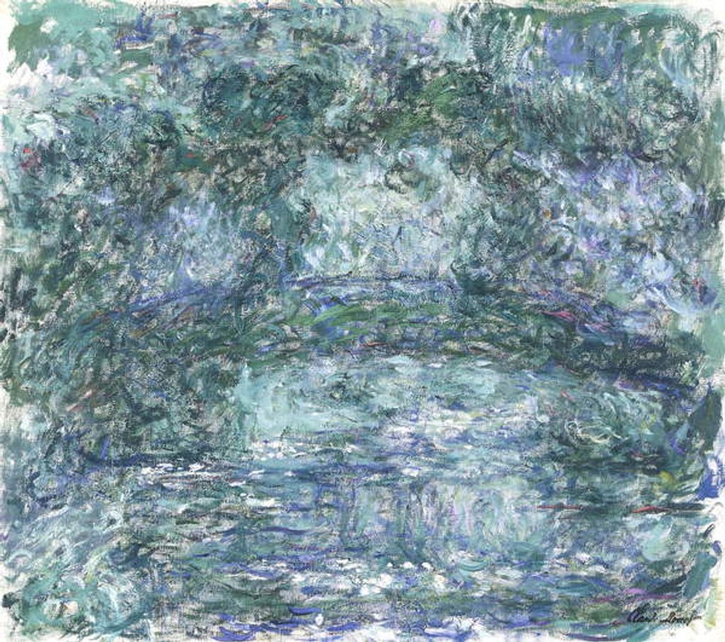 Detail of The Japanese Bridge; Le Pont Japonais, c.1918-1924 by Claude Monet