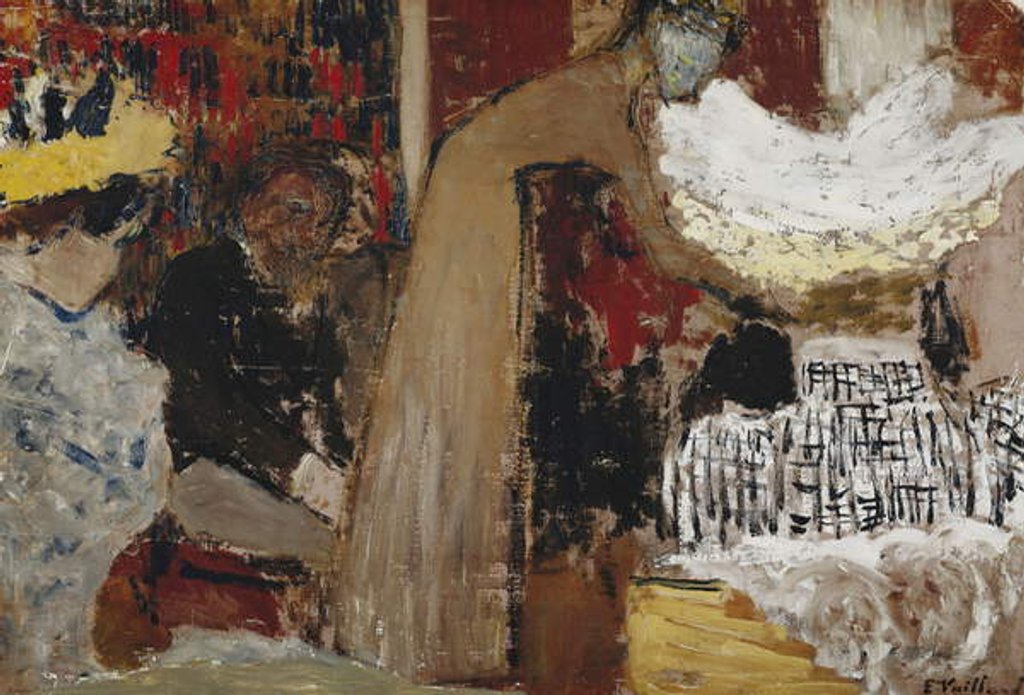 Detail of At the Performance; Au Spectacle, c.1895 by Edouard Vuillard