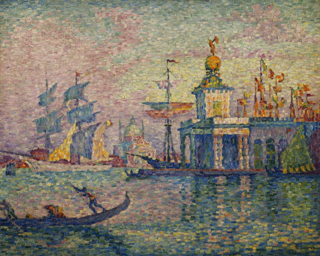 Detail of Venice- The Customs House by Paul Signac