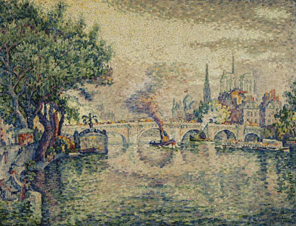 Detail of The Pont Neuf by Paul Signac