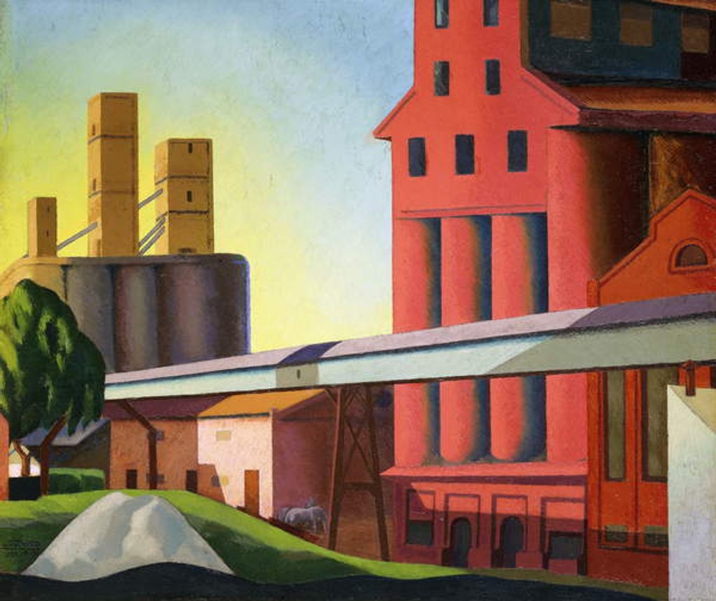 Detail of Elevators; Elevadores, 1928 by Alfredo Guttero