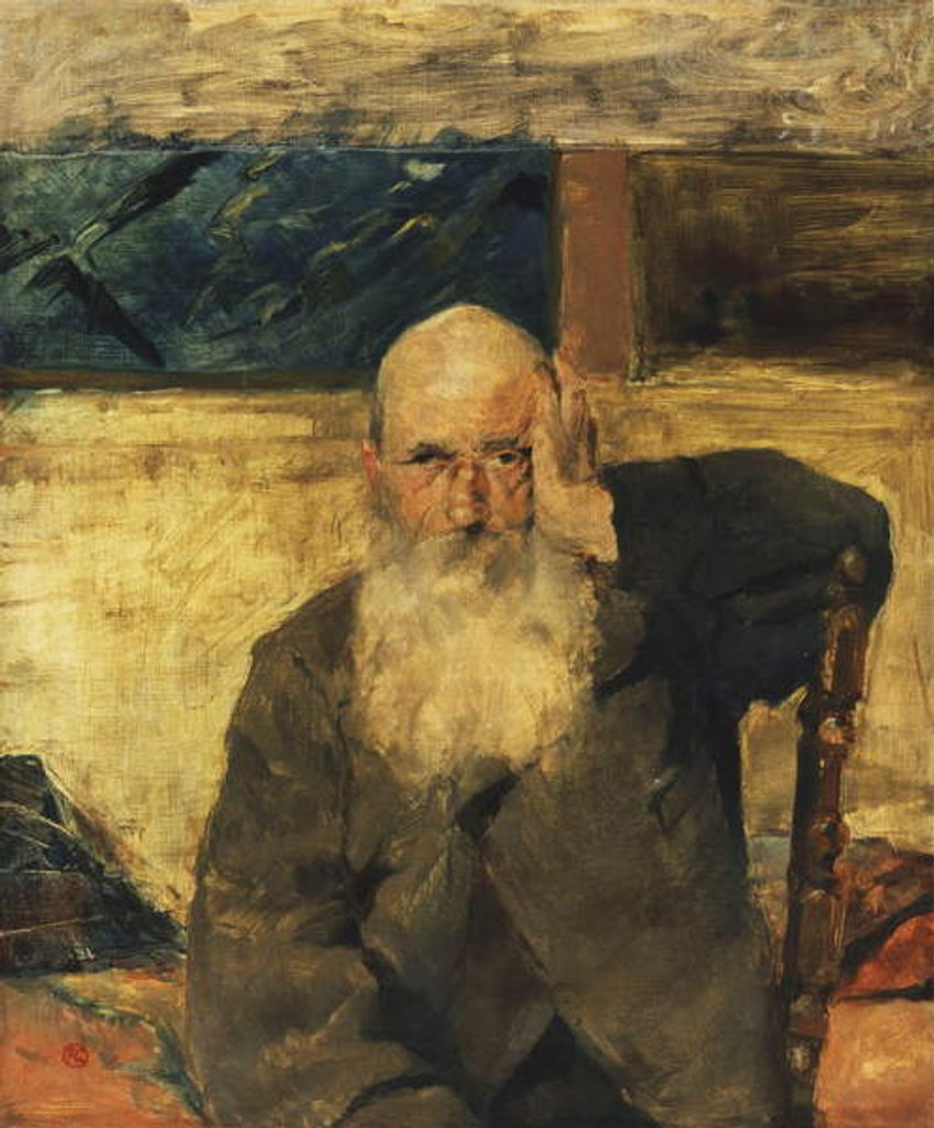 Detail of Old Man at Celyran; Vieillard a Celeyran, 1882 by Henri de Toulouse-Lautrec