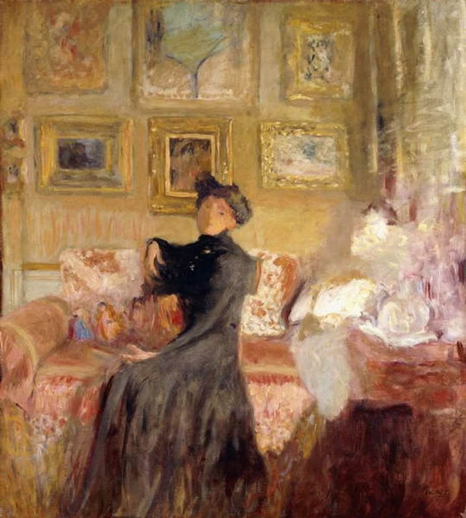 Detail of Red Couch; Le Divan Rouge, c.1905 by Edouard Vuillard