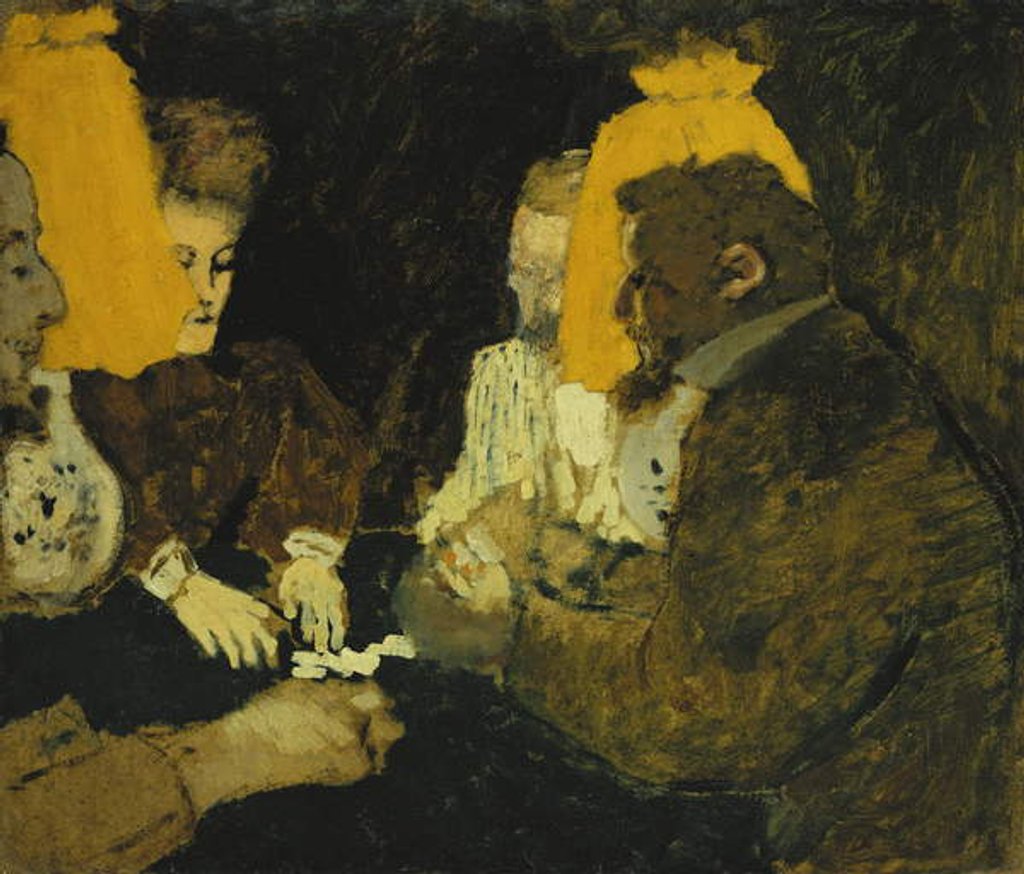 Detail of Game of Cards; Jeu de cartes, 1898 by Edouard Vuillard