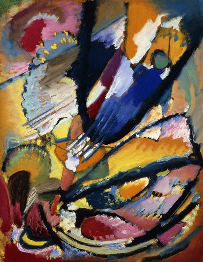 Detail of Angel of Judgment by Wassily Kandinsky
