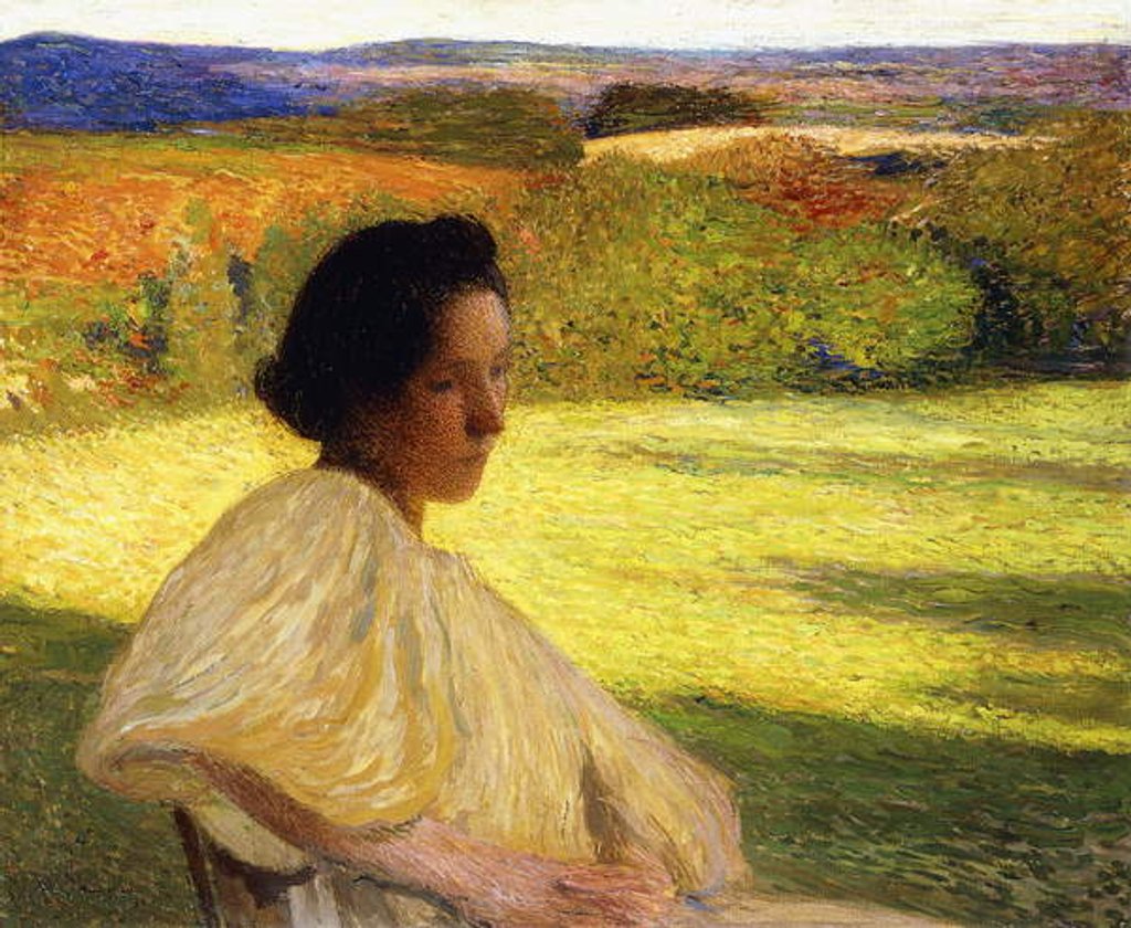 Detail of Meditation, 1896 by Henri Jean Guillaume Martin