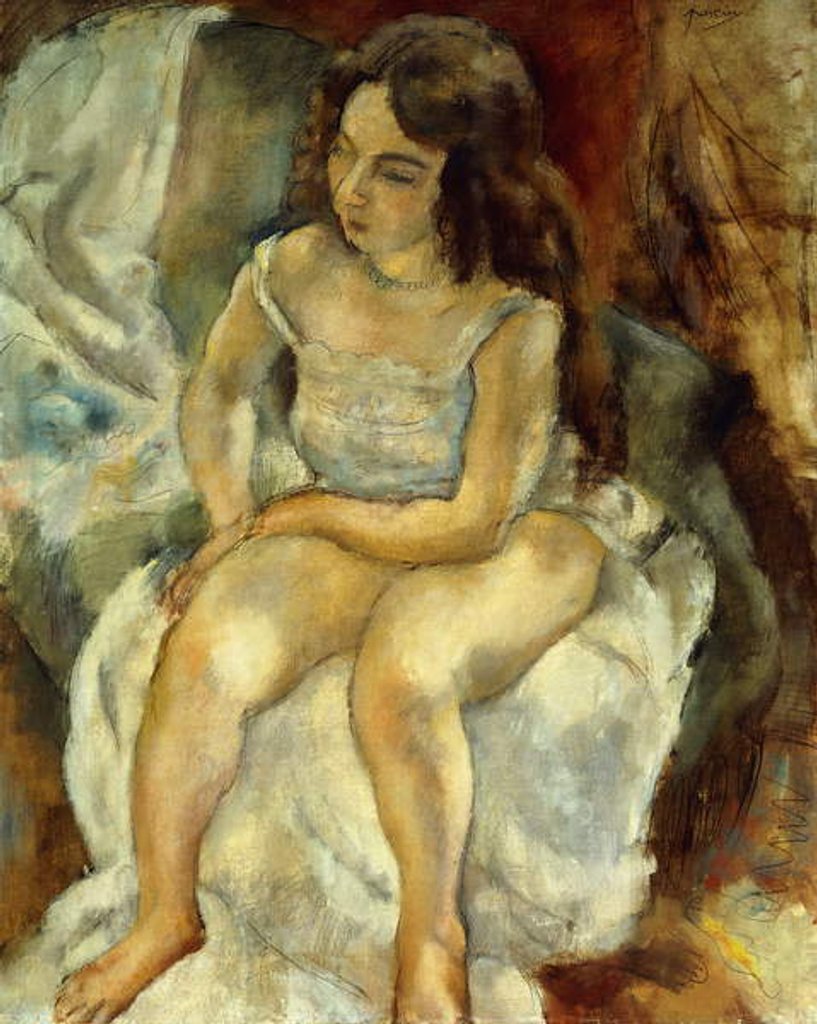 Detail of The Model; La Modele, 1928 by Jules Pascin