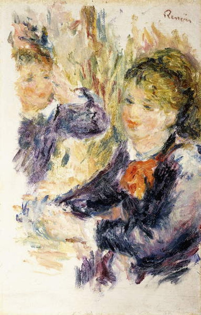 Detail of At the Milliner; Chez la Modiste, c.1878 by Pierre Auguste Renoir
