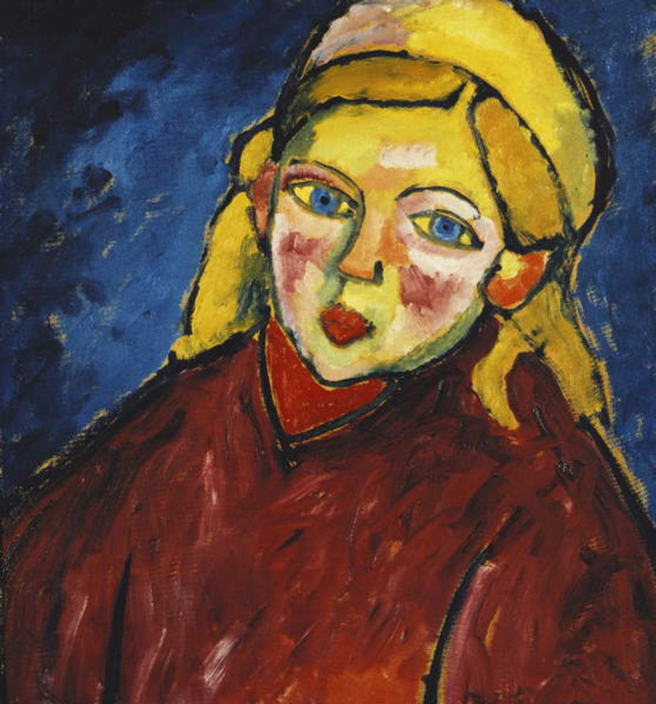 Detail of Child with Blue Eyes; Kind mit Blauen Augen, 1912 by Alexej von Jawlensky