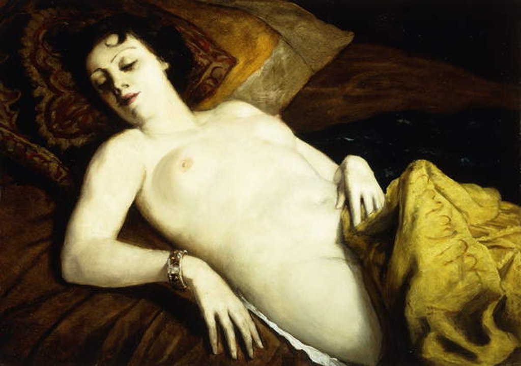 Detail of Sleeping Nude with Bracelet; Nu Couche au Bracelet, 1930 by Emile Bernard