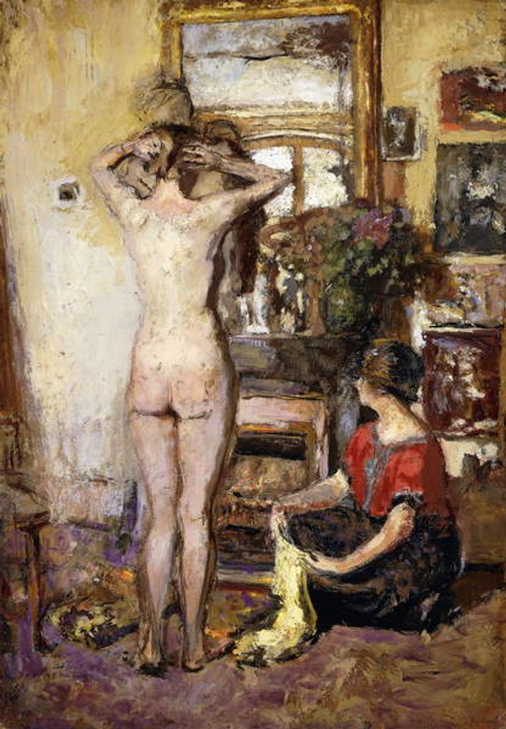 Detail of Nude in an Interior; Nu dans un Interieur, 1923 by Edouard Vuillard