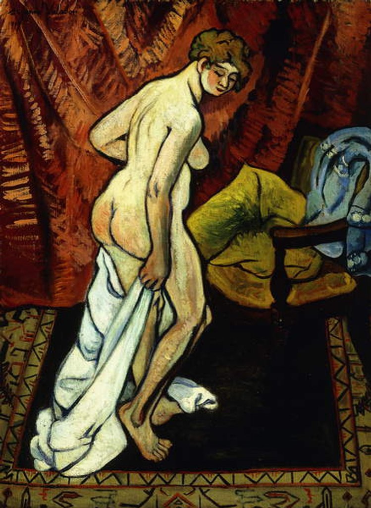 Detail of Standing Nude with Towel by Marie Clementine Valadon