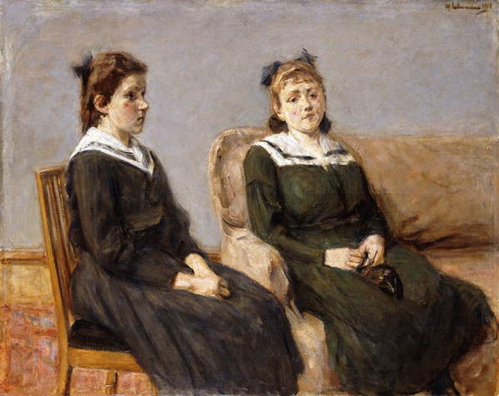 Detail of The Two Sisters Leder; Die Zwei Schwestern Leder, 1911 by Max Liebermann