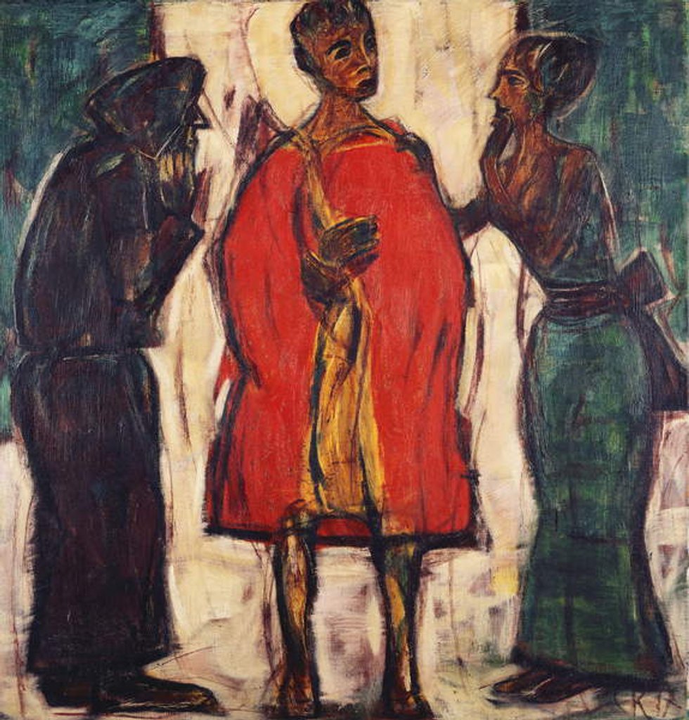 Detail of The Parting of the Ways; Am Scheideweg, 1917 by Christian Rohlfs