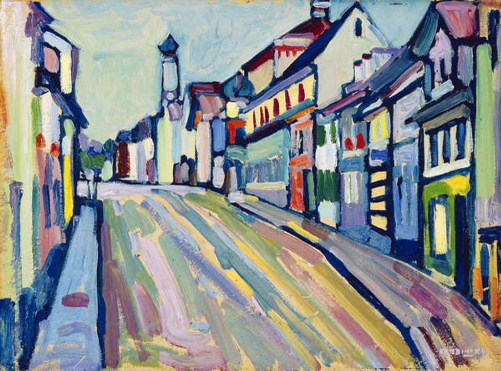 Detail of Murnau - Lower Market Street by Wassily Kandinsky