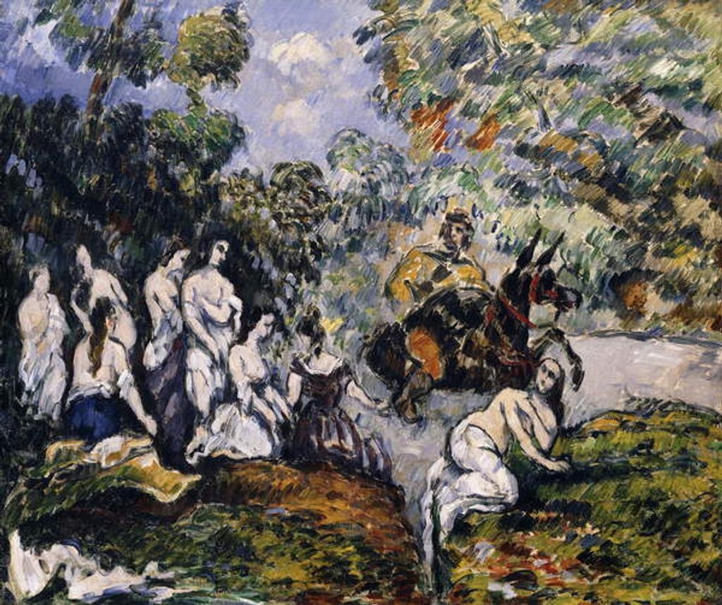 Detail of Legendary Scene by Paul Cezanne
