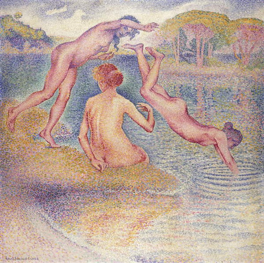 Detail of The Bathers; Les Baigneuses, 1899-1902 by Henri-Edmond Cross