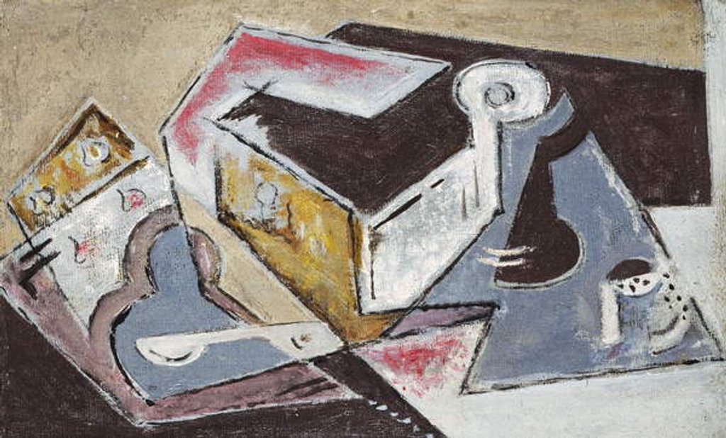 Detail of Cubist Composition; Composition Cubiste, c.1918 by Maria Blanchard