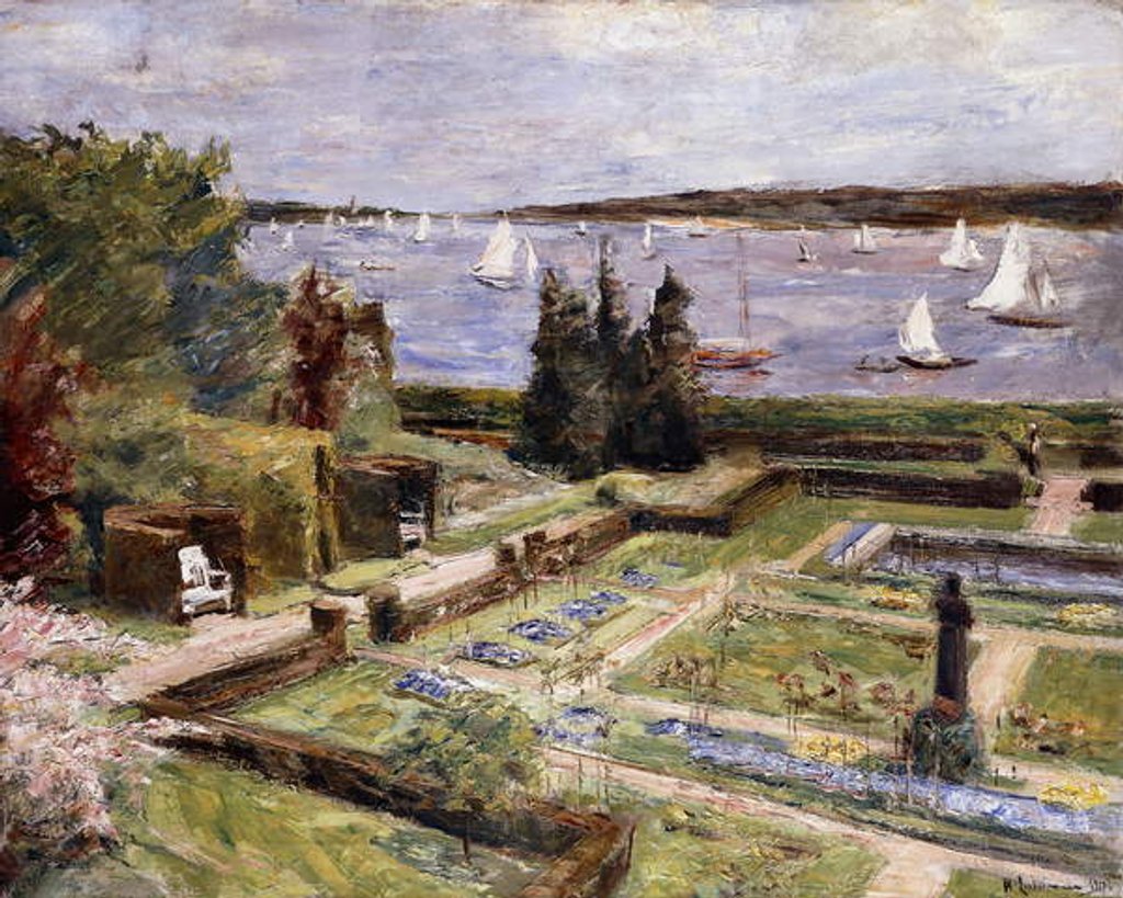 Detail of Garden of the Arnhold Family by the Wansee River; Wannseegarten der Familie Arnhold, 1911 by Max Liebermann