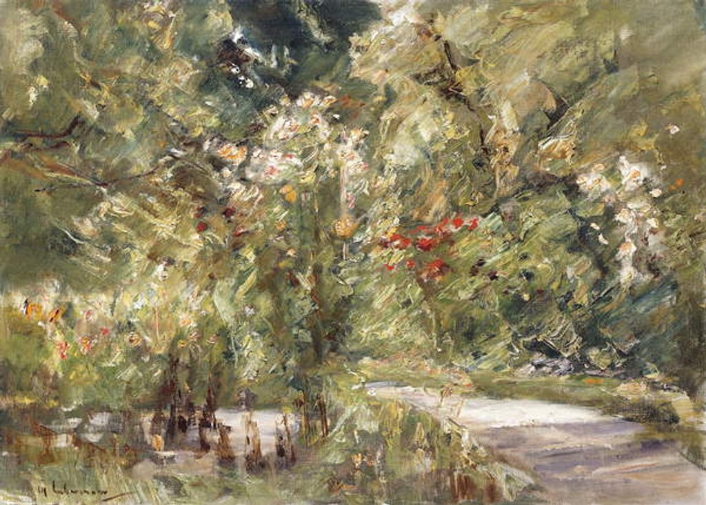 Detail of Garden by the Wansee by Max Liebermann