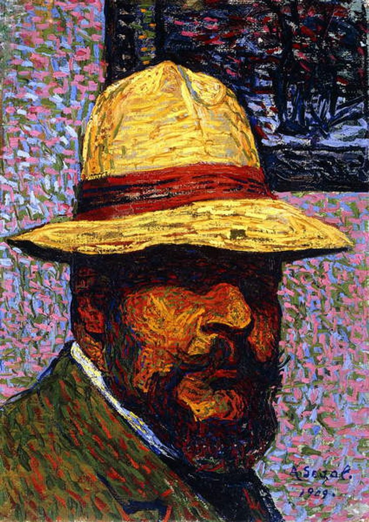 Detail of Self-portrait; Selbstportrat, 1909 by Arthur Segal