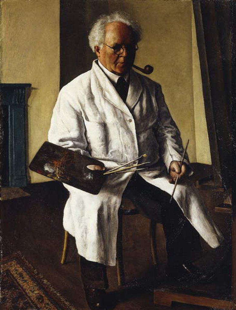 Detail of Self Portrait; Selbstportrat, c.1930 by Arthur Segal