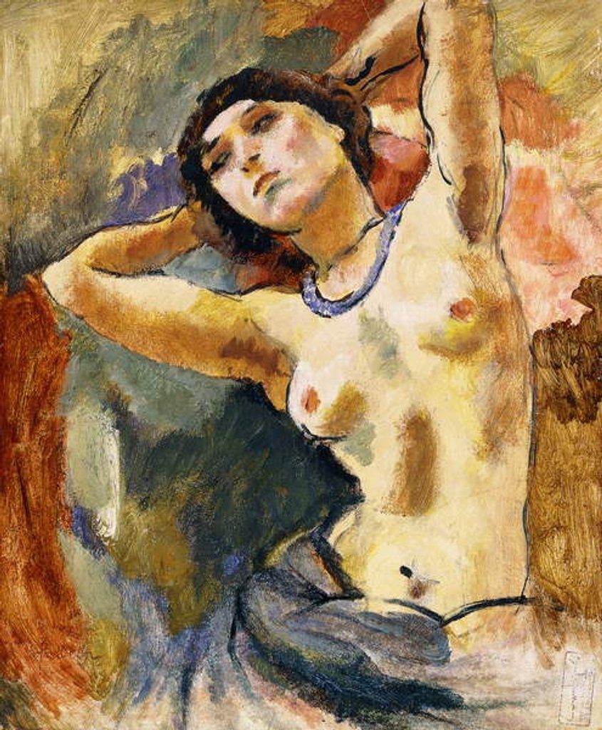 Detail of Nude; Nu, 1922 by Jules Pascin