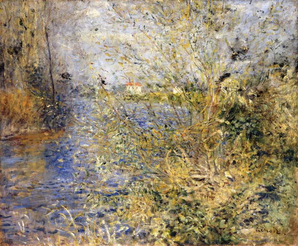 Detail of The Seine by Argenteuil; La Seine a Argenteuil, c.1875 by Pierre Auguste Renoir