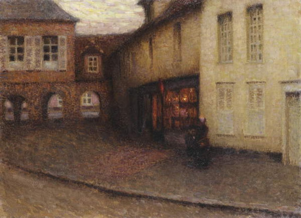 Detail of The Little Shop, Gerberoy; La Petit Boutique, Gerberoy, c.1906 by Henri Eugene Augustin Le Sidaner