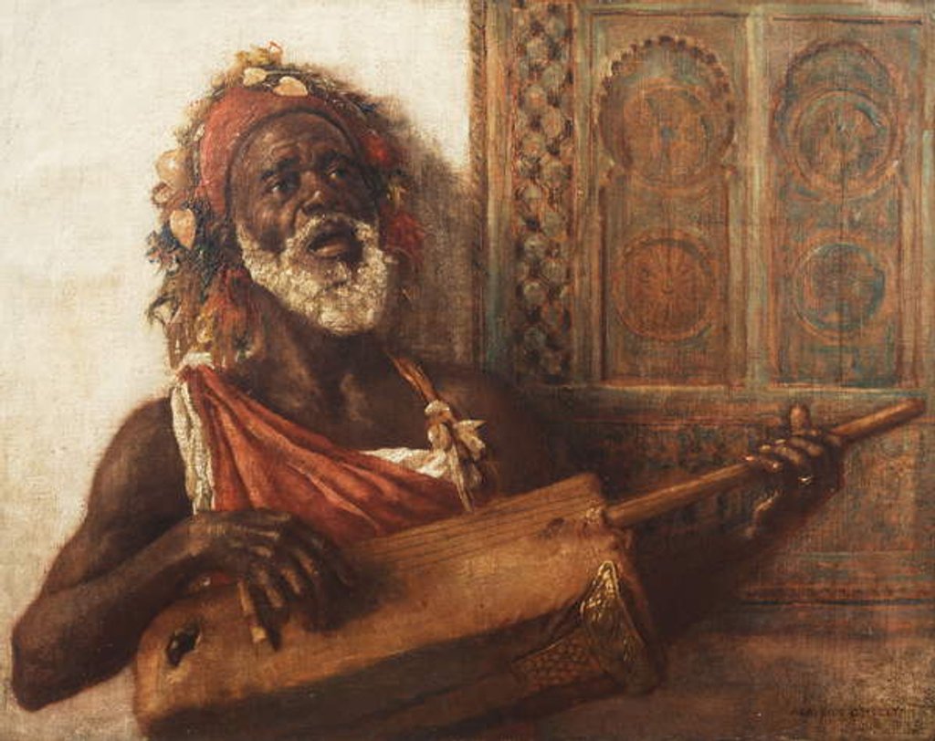Detail of The Musician by Aloysius C. O'Kelly