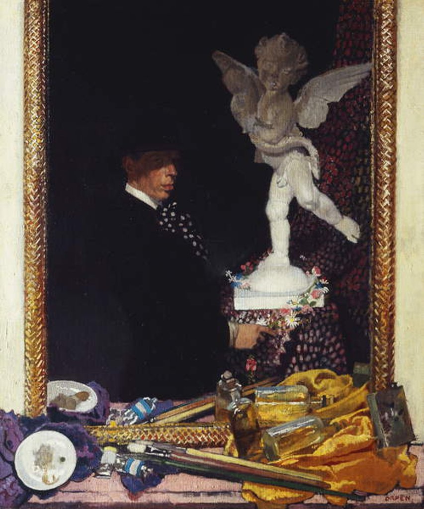 Detail of Myself and Cupid, 1910 by William Orpen